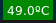 Raw output: green